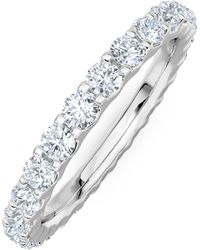 The Diamond Store - Sempre Round Cut 1.00Ct Lab Diamond Eternity Ring - Lyst