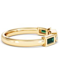 The Diamond Store - Forme 0.37Ct Baguette Cut Lab Emerald 5 Stone Ring - Lyst