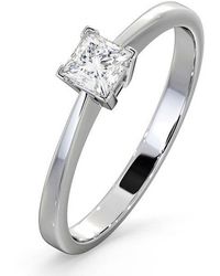 The Diamond Store - Certified Lauren 18K Diamond Engagement Ring 0.33Ct-G-H/Si - Lyst