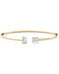 The Diamond Store - Affinity 1.00Ct Emerald Cut Lab Diamond Bangle - Lyst