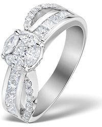 The Diamond Store - Engagement Ring Galileo 1.50Ct Look Diamond - Lyst