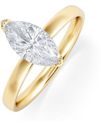 The Diamond Store - Origin 1.00Ct Marquise Cut Lab Diamond Solitaire Engagement Ring - Lyst