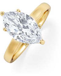 The Diamond Store - Amora Marquise 2.09Ct Hidden Halo Lab Diamond Engagement Ring F/Vs Set - Lyst