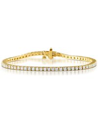The Diamond Store - Diamond Tennis Bracelet 18K Chloe 4.00Ct G/Vs - Lyst