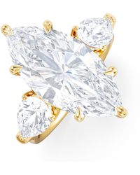 The Diamond Store - Adore 6.00Ct Marquise Cut Lab Diamond 3 Stone Engagement Ring - Lyst