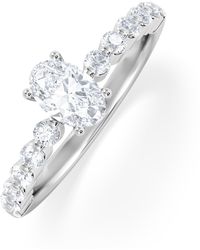 The Diamond Store - Solstice Oval Cut 0.80Ct Lab Diamond Engagement Ring F/Vs - Lyst