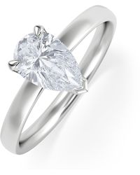 The Diamond Store - Origin 1.00Ct Pear Cut Lab Diamond Solitaire Engagement Ring - Lyst