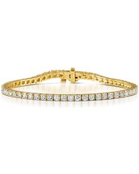 The Diamond Store - Diamond Tennis Bracelet 18K Chloe 5.00Ct G/Vs - Lyst