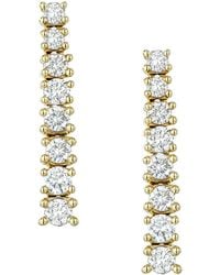 The Diamond Store - 1Ct Lab Diamond Life Journey Drop Earrings Set - Lyst