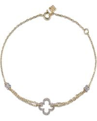The Diamond Store - Stellato 0.14Ct Lab Diamond Clover Bracelet - Lyst