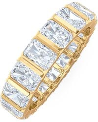 The Diamond Store - Sempre Bezel Radiant Cut 3.00Ct Lab Diamond Eternity Ring - Lyst