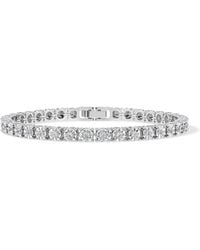 The Diamond Store - Brilliance Lab Diamond Set 1.00Ct Tennis Bracelet - Lyst
