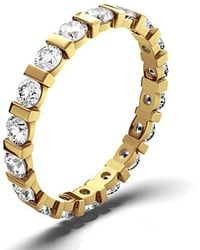 The Diamond Store - Eternity Ring Hannah 18K Diamond 1.00Ct H/Si - Lyst