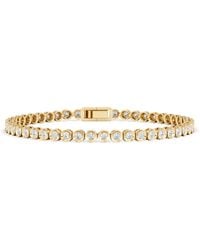 The Diamond Store - 2.00Ct Round Cut Lab Diamond Bezel Tennis Bracelet - Lyst
