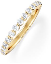 The Diamond Store - Solstice 0.35Ct Lab Diamond Half Eternity Ring F/Vs - Lyst