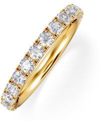 The Diamond Store - 15 Stone Chloe 18K Lab Diamond Eternity Ring 1.00Ct G/Vs - Lyst