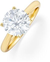The Diamond Store - 2 Carat Diamond Engagement Ring Elysia Lab F/Vs1 Igi Certified 18K - Lyst