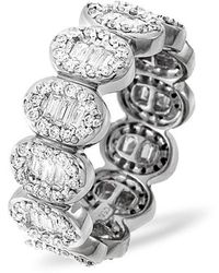 The Diamond Store - Eternity Ring Sophie 18K Diamond 1.50Ct G/Vs - Lyst