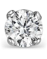 The Diamond Store - Single Lab Diamond Stud Earring 0.25Ct H/Si - Lyst
