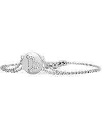 The Diamond Store - Astrology Capricorn 0.07Ct Lab Grown Diamond Adjustable Medallion Bracelet Sterling - Lyst