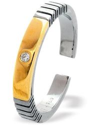 The Diamond Store - 18K Single Stone Titanium Ring - Lyst