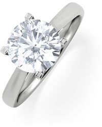 The Diamond Store - 2 Carat Diamond Engagement Ring Grace Lab F/Vs1 Igi Certified - Lyst