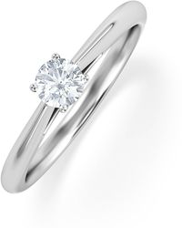 The Diamond Store - Engagement Ring Certified Elysia 18K Diamond 0.25Ct - Lyst