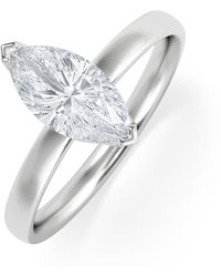 The Diamond Store - Origin 1.00Ct Marquise Cut Lab Diamond Solitaire Engagement Ring - Lyst
