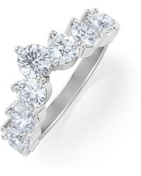 The Diamond Store - 2.00Ct Round Cut Lab Diamond Wishbone Ring - Lyst