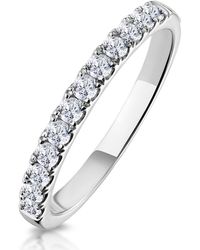 The Diamond Store - Adelle Matching Wedding Band 0.35Ct H/Si Diamond - Lyst