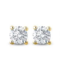The Diamond Store - 18K Lab Diamond Stud Earrings 0.50Ct G/Vs1 Quality - Lyst