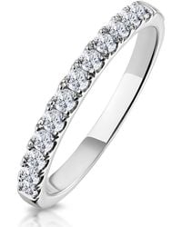 The Diamond Store - Adelle Matching Wedding Band 0.35Ct H/Si Diamond - Lyst