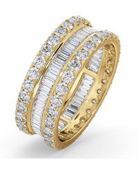 The Diamond Store - Eternity Ring Katie 18K Diamond 3.00Ct G/Vs - Lyst