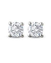 The Diamond Store - Lab Diamond Stud Earrings 0.50Ct G/Vs1 Quality Set - Lyst