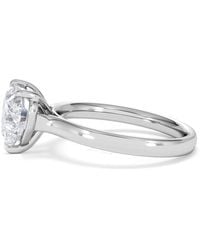 The Diamond Store - Amora Heart 2.00Ct Lab Diamond Engagement Ring F/Vs Set - Lyst