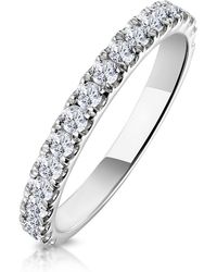 The Diamond Store - Aria Matching Wedding Band 0.55Ct H/Si Diamond - Lyst