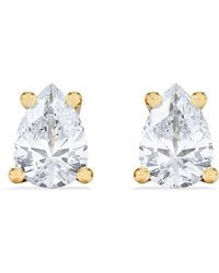The Diamond Store - 0.3 Ct Naomi Pear Cut Lab Grown Diamond Stud Earrings - Lyst