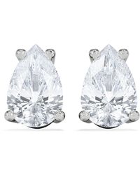 The Diamond Store - Naomi Pear Cut Lab Diamond Stud Earrings 1.00Ct H/Si - Lyst