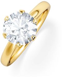 The Diamond Store - 2 Carat Diamond Engagement Ring Low Set Chloe Lab F/Vs1 18K - Lyst