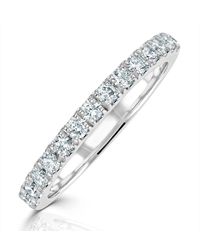 The Diamond Store - Meghan Matching Wedding Band 0.30Ct G/Si Diamond - Lyst