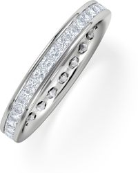 The Diamond Store - Lauren Lab Princess Diamond Eternity Ring 1.00Ct G/Vs - Lyst