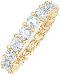 The Diamond Store - Legacy 2.00Ct Round Cut Lab Diamond Eternity Ring - Lyst