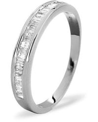 The Diamond Store - Grace Half Eternity Ring 0.33Ct Diamond 9K - Lyst