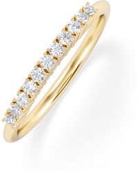 The Diamond Store - Twilight Lab Diamond 0.15Ct H/Si Half Eternity Ring - Lyst
