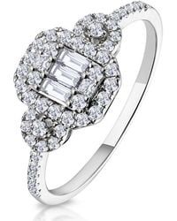 The Diamond Store - 0.50Ct Vintage Asteria Collection Diamond Ring - Lyst