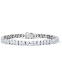 The Diamond Store - Luxe 10.00Ct Lab Diamond Tennis Bracelet With Igi Certified Oval-Cut Diamonds - Lyst
