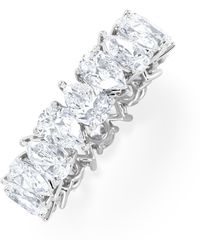The Diamond Store - Luxe 4.00Ct Lab Diamond Eternity Ring With Igi Certified Pear-Cut Diamonds - Lyst