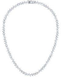 The Diamond Store - Luxe 27.00Ct Lab Diamond Necklace With Igi Certified Mixed-Cut Diamonds - Lyst