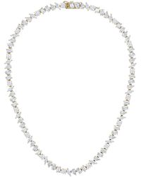 The Diamond Store - Luxe 27.00Ct Lab Diamond Necklace With Igi Certified Mixed-Cut Diamonds - Lyst