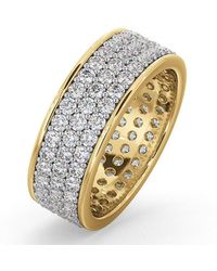 The Diamond Store - Eternity Ring Tia 18Ky Diamond 2.00Ct H/Si - Lyst